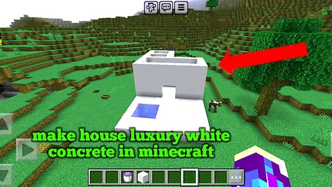 Make house ruxury white in minecraft