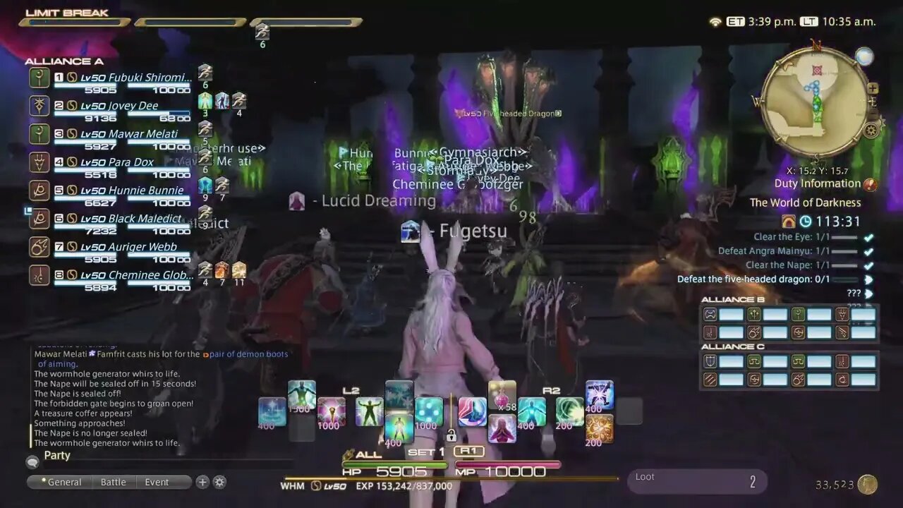 FF14 World of Darkness raid