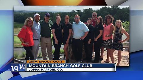 Mountain Branch Golf Club in Joppa give GMM shout out