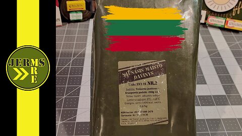 HECK YES!! 2018 Lithuanian MRE Menu #2 Stewed Beef With Groats In Sauce MRE Review