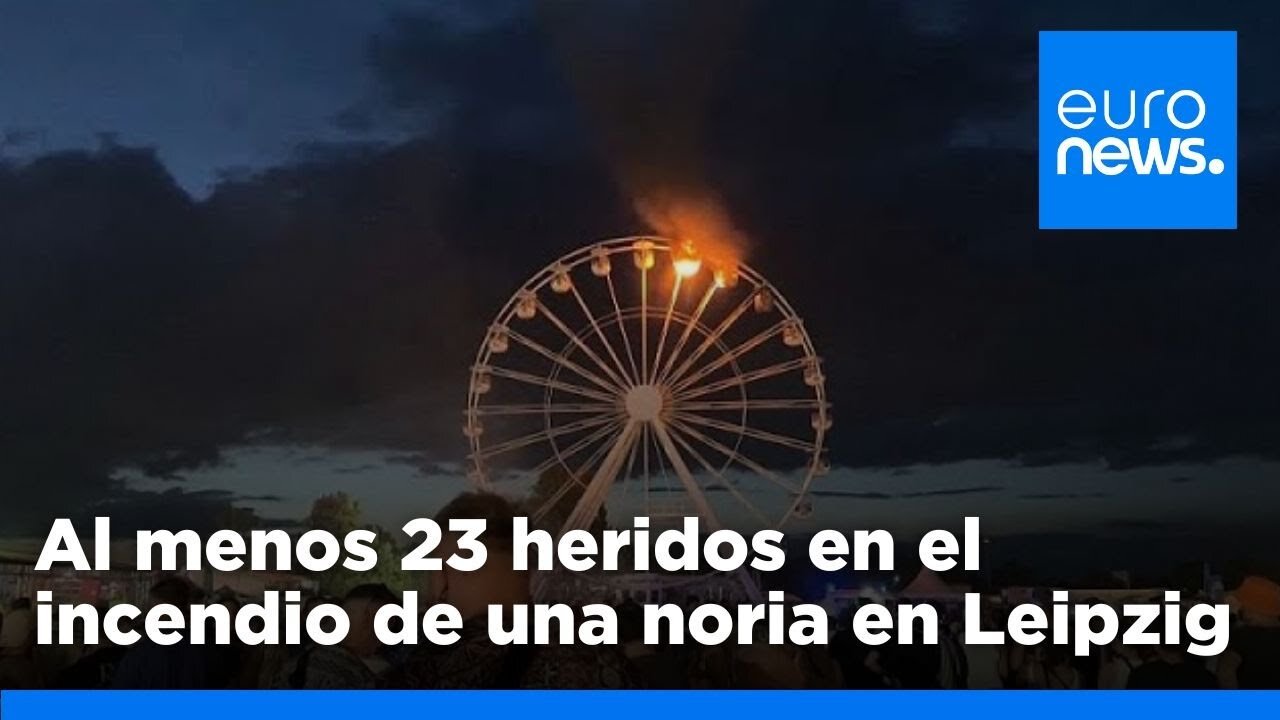 Al menos 23 heridos tras incendiarse dos góndolas de una noria en el festival de música de L…