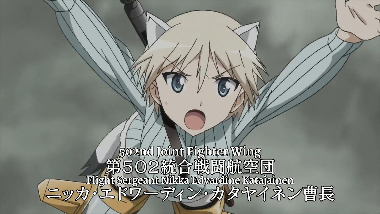 Strike Witches the Movie - Eila, Sanya, and the 502nd