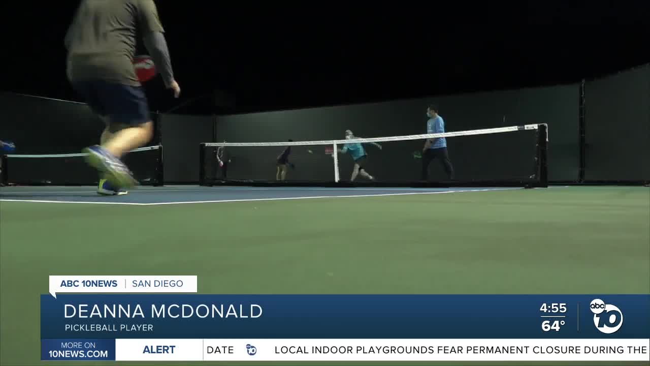 Pickleball taking off in popularity with San Diego players