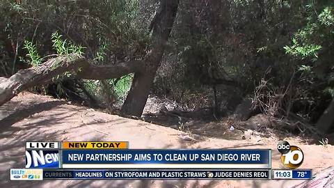 New clean-up effort for San Diego River