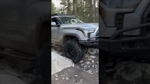 Toyota Tundra vs. Rock Pile #2023tundra #offroadtrucks #4low