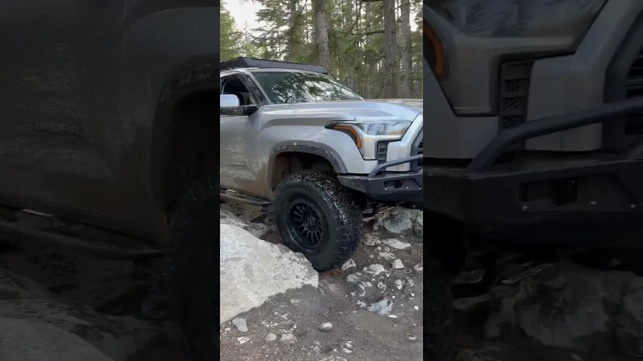 Toyota Tundra vs. Rock Pile #2023tundra #offroadtrucks #4low