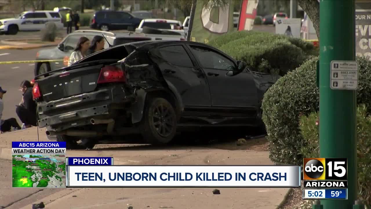 Pedestrian and unborn child killed after crash near 35th Ave and Bell