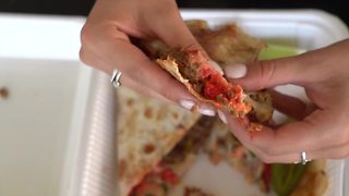 At The Table: Hot Cheetos Quesadilla at Vatos Tacos