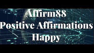 Positive Affirmations Happiness - Manifest Law of Attraction