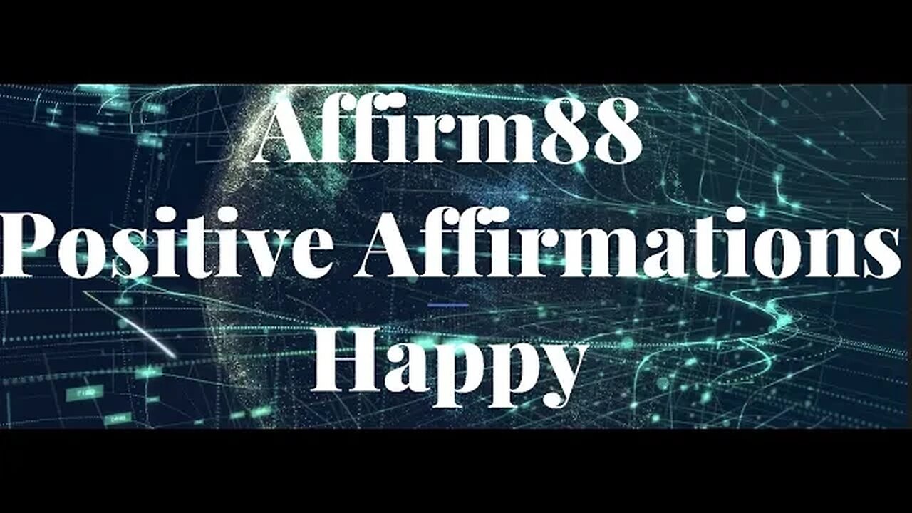 Positive Affirmations Happiness - Manifest Law of Attraction