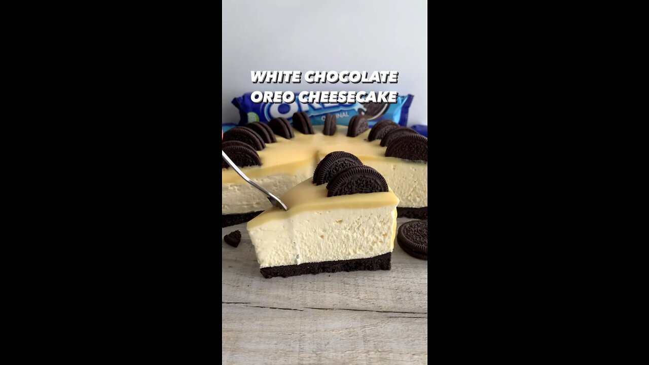 White Chocolate Oreo Cheesecake 😋😋😍 | Cakes Video