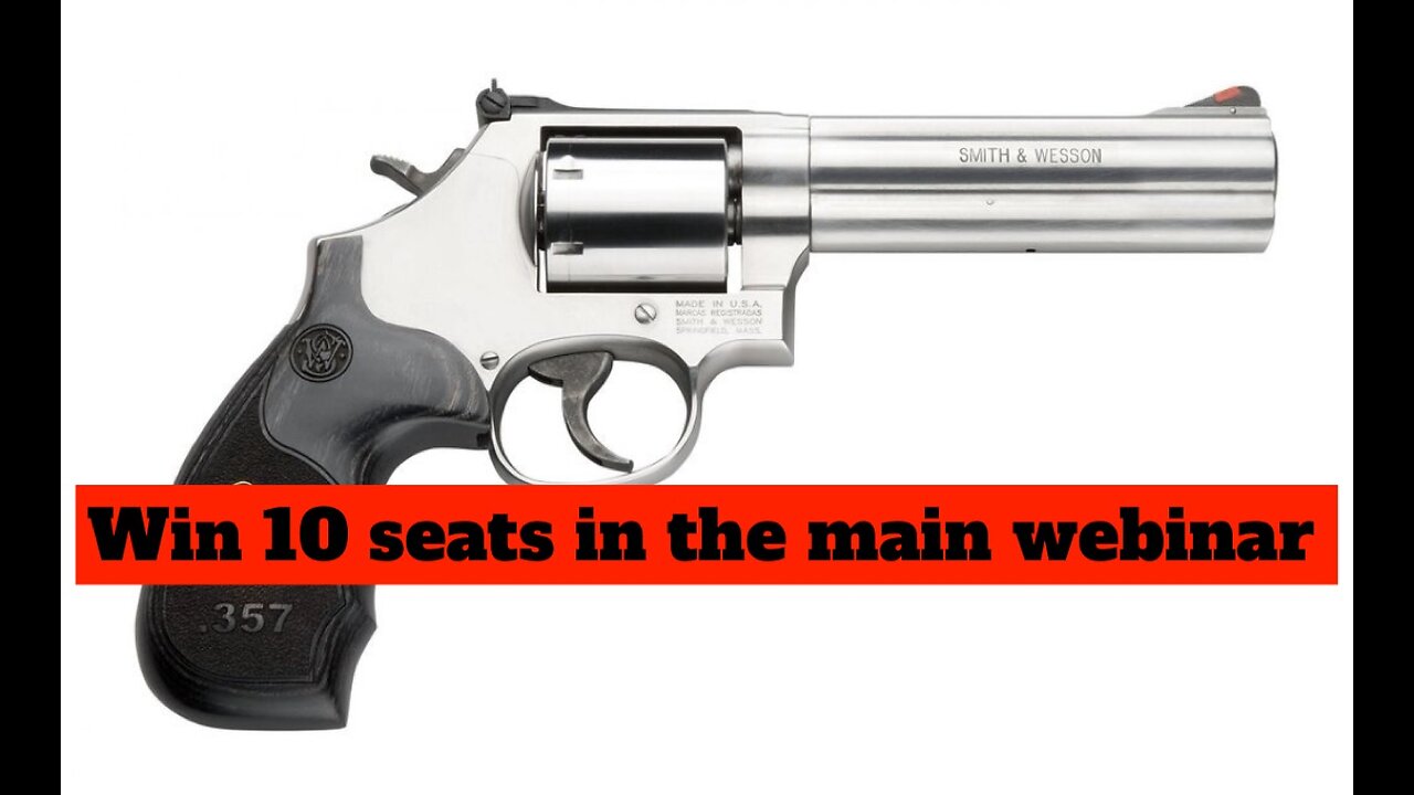 S&W 686 PLUS 357 MAG 5" 7-RD REVOLVER MINI #2 FOR 10 SEATS IN THE MAIN WEBINAR