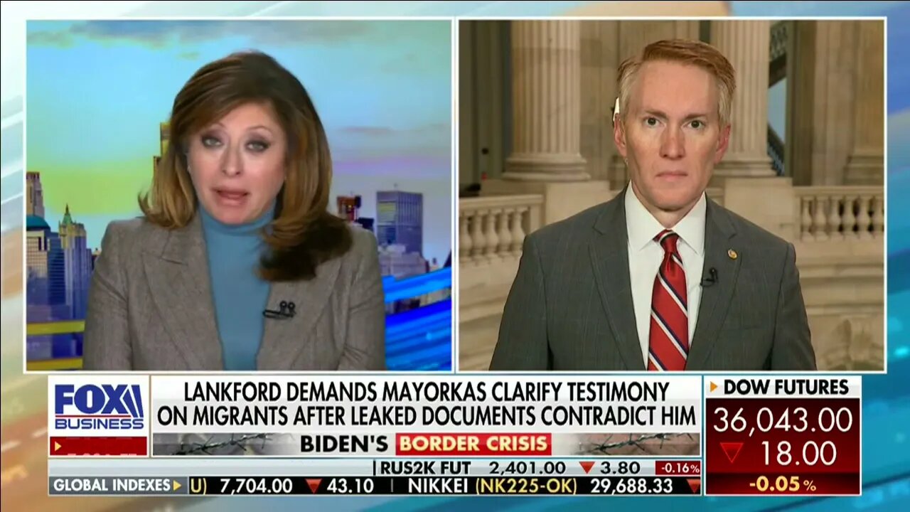 Lankford Joins Fox Biz on Why He Wants DHS Secretary To Clarify Conflicting Testimony