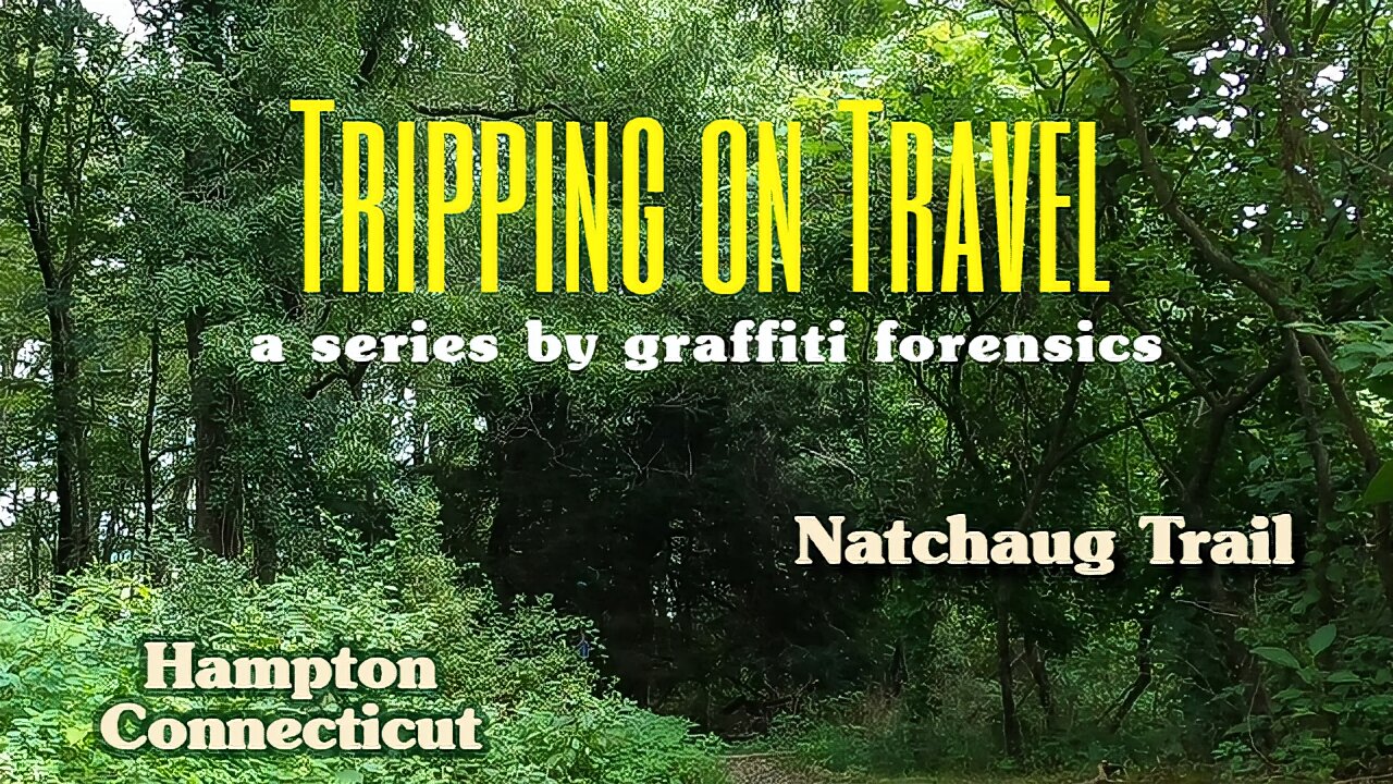 Tripping on Travel: Entering Natchaug Trail, Hampton, CT