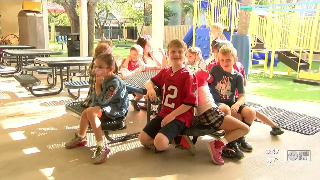 Vince Lombardi Trophy visits Tampa elementary school