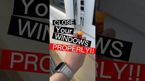 Your Windows ARE NOT SAFE. CLOSE THEM. #security #takeaction