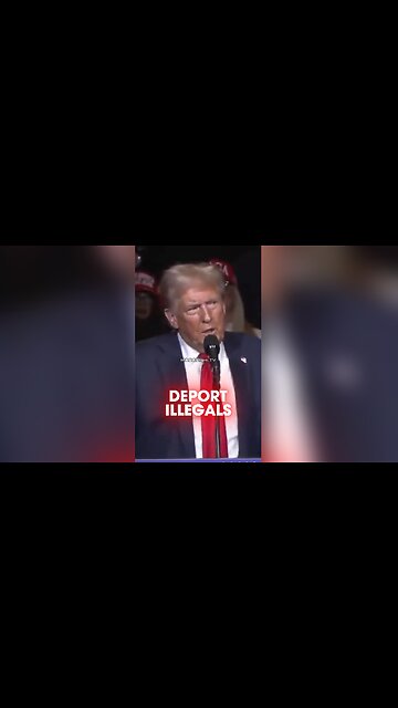 Trump Promises To Round up & Deport All Illegal Invaders
