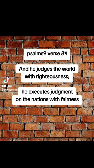 psalms 9 verse 8