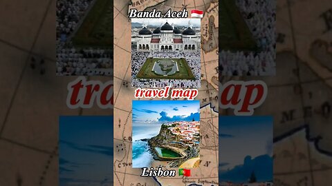 Perjalanan Dari Banda Aceh 🇮🇩 Ke Lisbon 🇵🇹 #shorts #portugal #eropa #europe