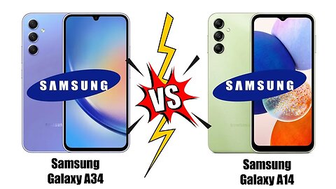 Galaxy A34 vs Galaxy A14