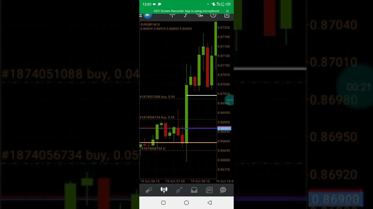 Forex EurGbp live trade [ Bullish Orderblock ] [ Forex ]