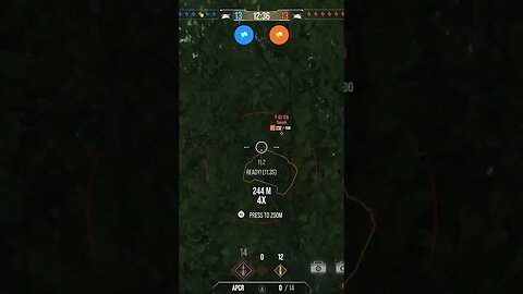 World of Tanks: Shooting through the trees and bushes!