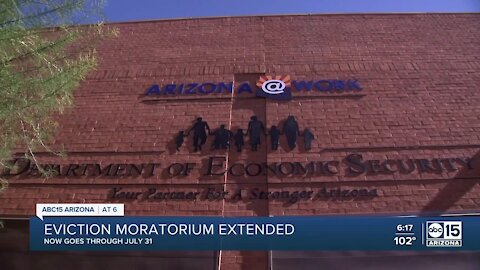 CDC halts evictions one more month// Agencies get more time to get rental money moving