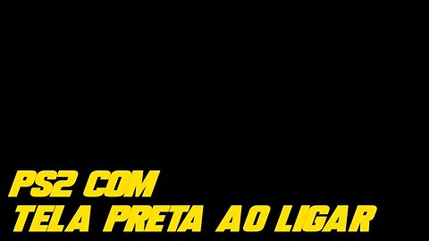 PS2 com tela preta ao ligar? Saiba como resolver! Mexer no menu do Matrix às cegas!