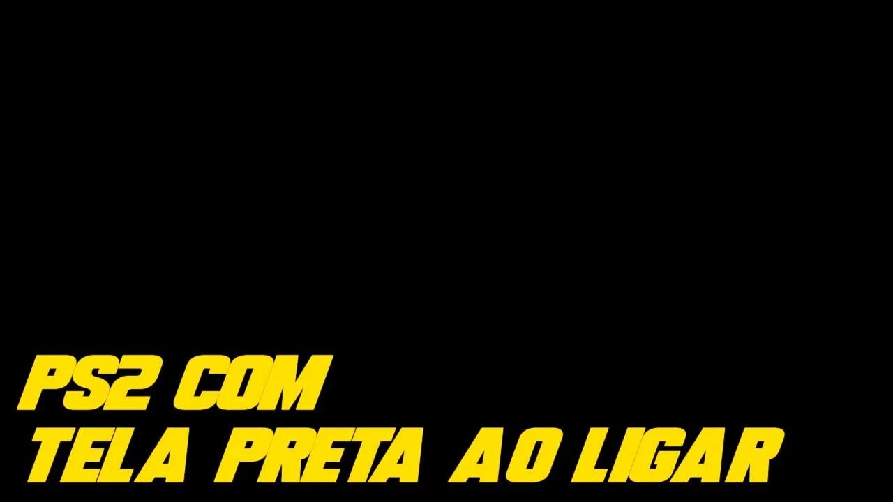 PS2 com tela preta ao ligar? Saiba como resolver! Mexer no menu do Matrix às cegas!