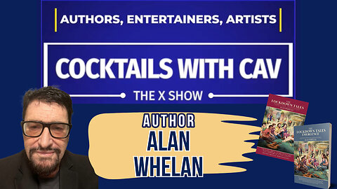 We bring the author meet & greet to you! Ep. 41: Cocktails With Cav and author Alan Whelan!