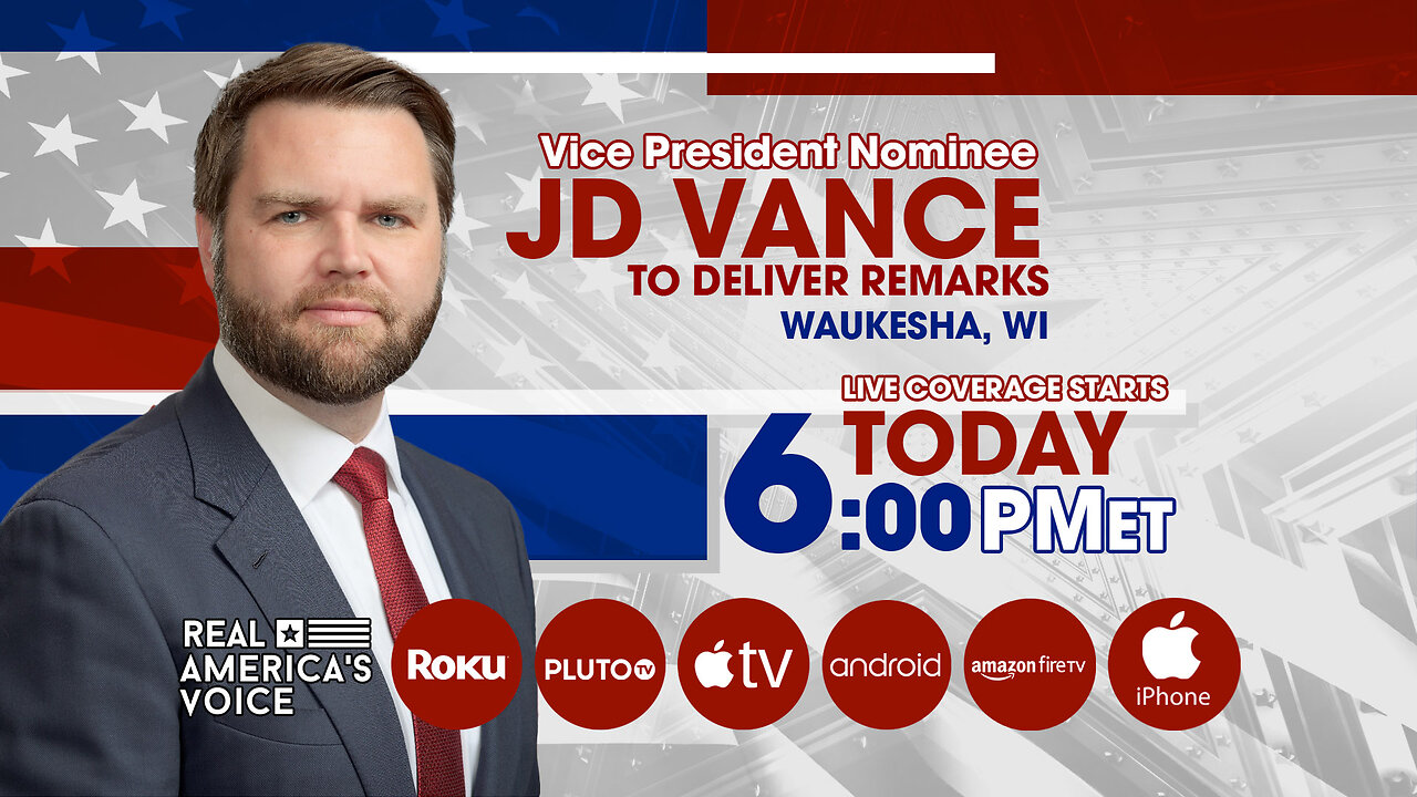 JD VANCE TO DELIVER REMARKS IN WAUKESHA, WI