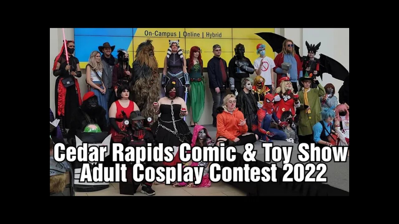 Cedar Rapids Comic & Toy Show Adult Cosplay Contest 2022