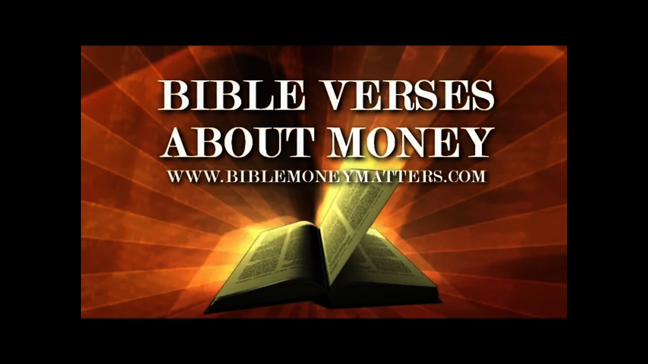 Bible Verses About Money