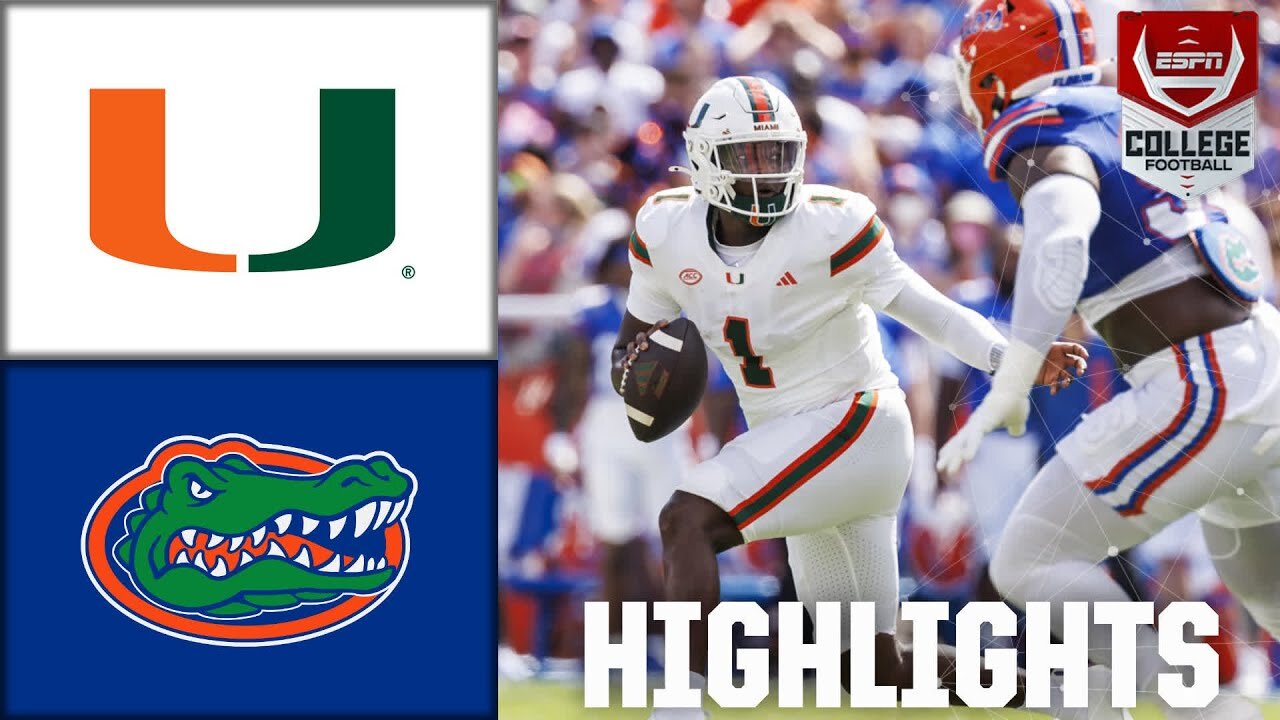 Florida Gators vs Miami Hurricanes | Full Game Highlights