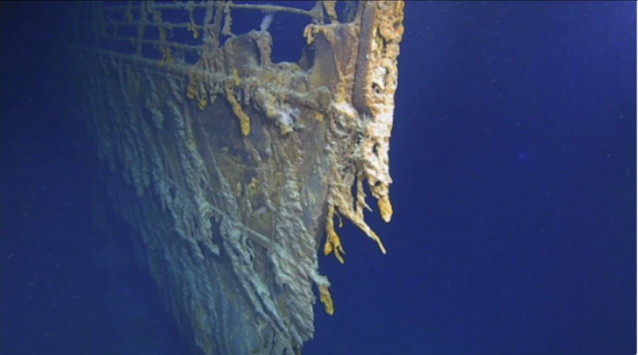 First Titanic dives in 14 years reveal how the ocean floor is swallowing up the shipwreck