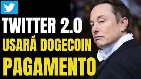 ELON MUSK VAI USAR CRIPTOMOEDAS NO TWITTER 2 0