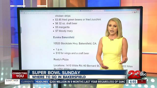 Super Bowl deals on food and drinks around Bakersfield