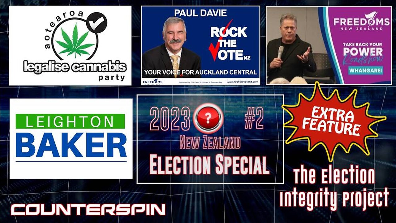 NZ 2023 Election Special #2 : Maki Herbert, Michael Avenell, Brian Tamaki, Leighton Baker