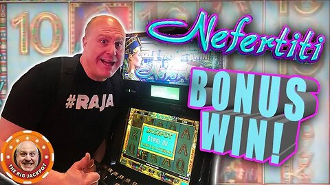 ✦ $25 a SPIN! ✦ Nefertiti BONU$ JACKPOT! 🎰High Limit Wins! | Raja Slots