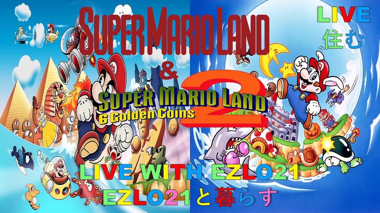 Super Mario Land Double Feature Redo Part 1 | Live with EZLO21