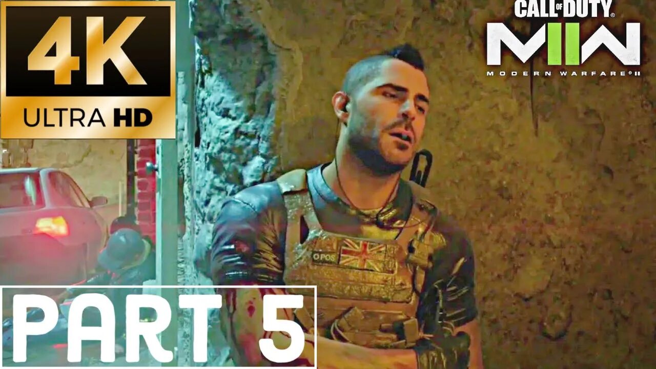Call of Duty Modern Warfare 2 Gameplay Walkthrough (NO COMMENTARY) 4K Ultra HD *Part 5*
