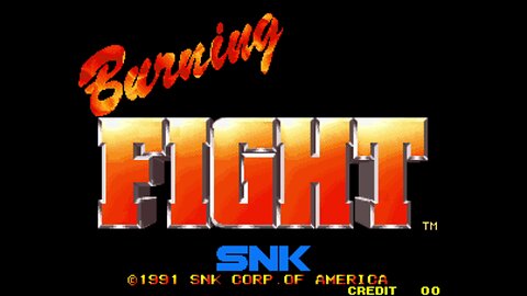 Burning Fight, Arcade Game, SNK 1991, playthrough