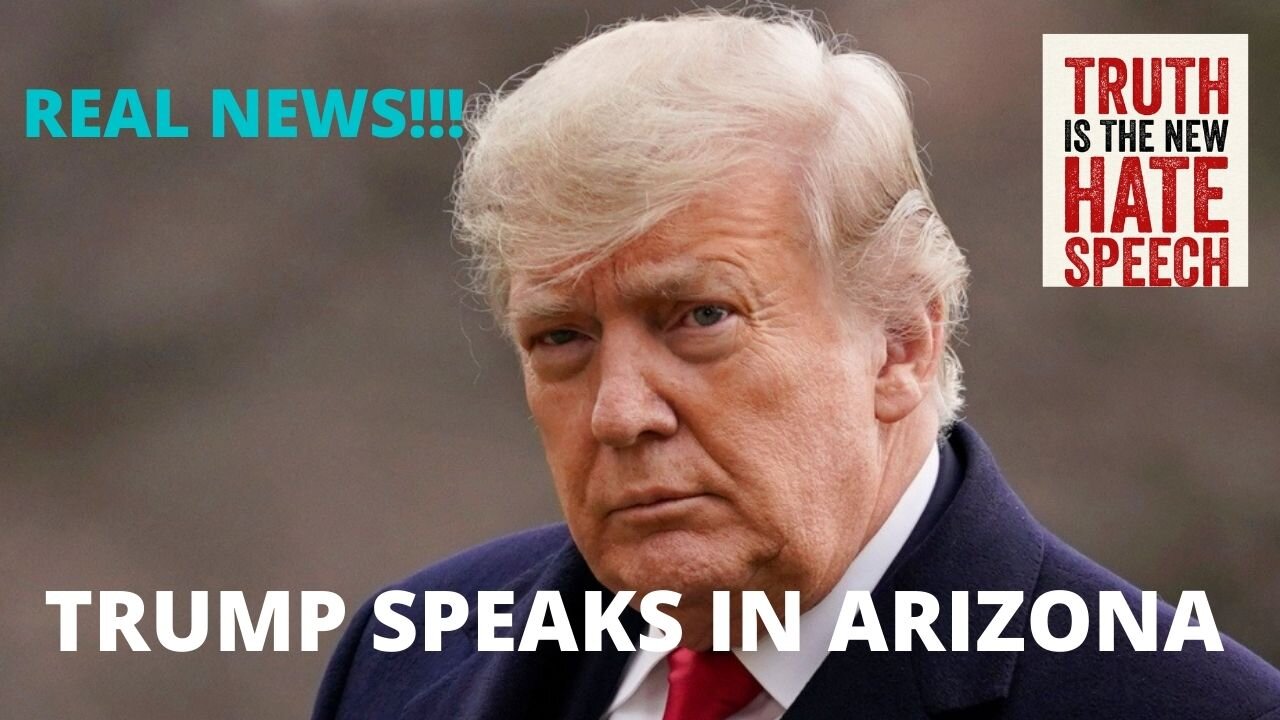 TRUMP SPEAKS LIVE FROM PHOENIX ARIZONA
