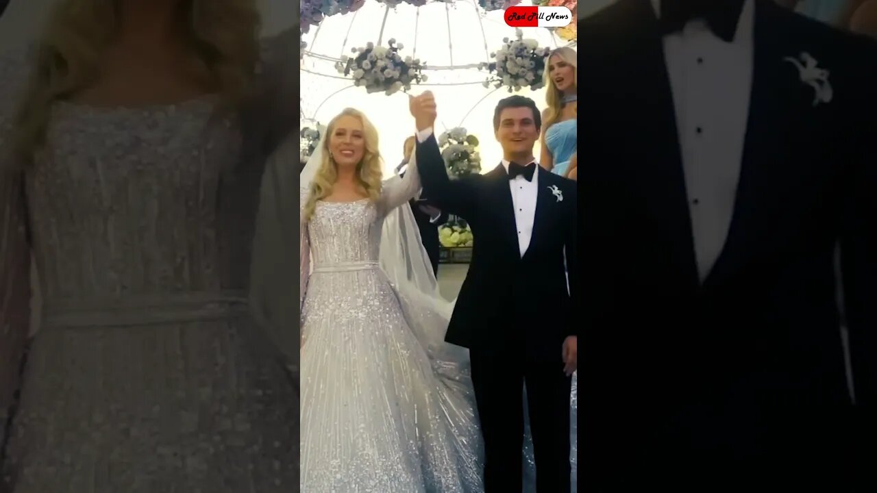 Donald Trump Celebrates Tiffany's Wedding🥳 #shorts #trump #wedding