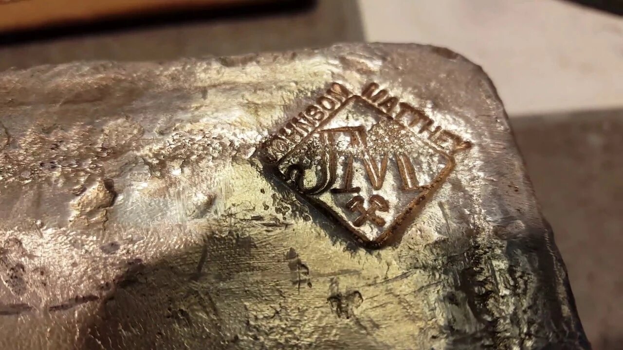 937.20 Ounce Johnson Matthey Silver Bar