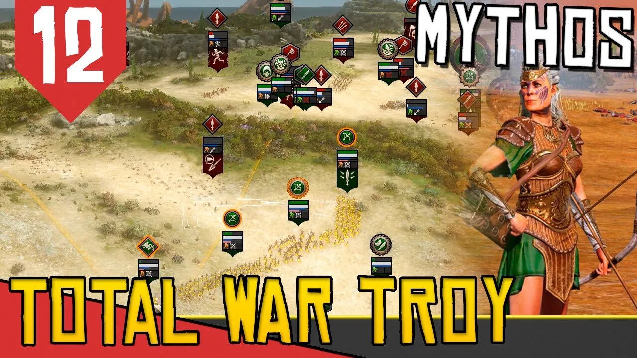 Grandes CAMPOS DE BATALHA - Total War Saga Troy Hipólita #12 [Gameplay PT-BR]