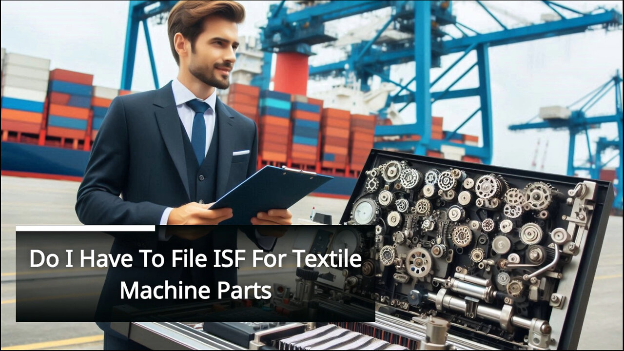 Navigating ISF Filing for Textile Machine Parts: What Importers Need to Know