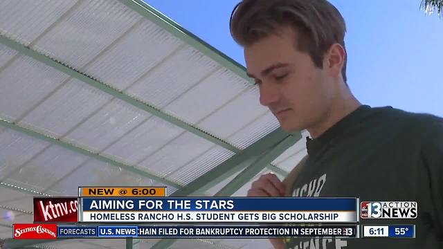 Homeless student at Rancho High School earns major scholarship