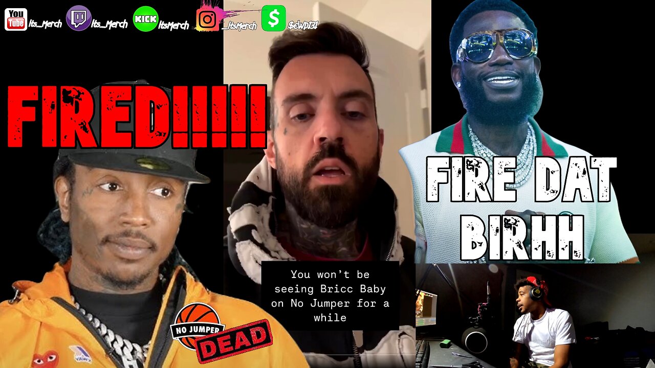 Bricc Baby Fired From NoJumper Over Gucci Mane !! Adam22 Gives Public Apology To Gucci Mane !!