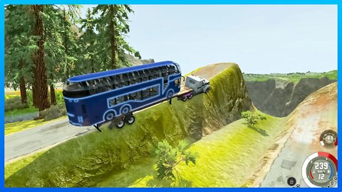 BeamNG.drive Truck Jump Compilation - TRUCKFAILS #275